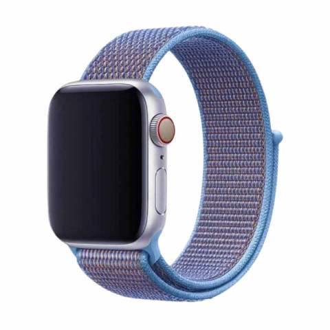 Ремінець Nylon loop для Apple Watch 42/44/45mm Cerulean